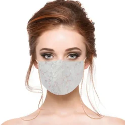Stoffmasken Spitzen Glitzer Roses
