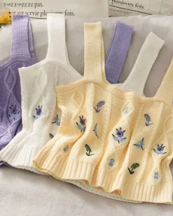Strick Crochet Top Iris