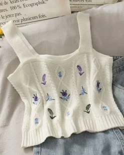 Strick Crochet Top Iris