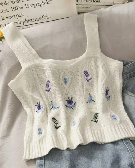 Strick Crochet Top Iris