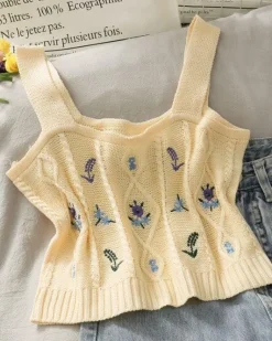 Strick Crochet Top Iris