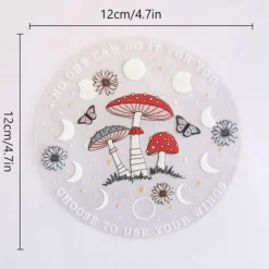 Sun Catcher Sticker Mushroom Universe