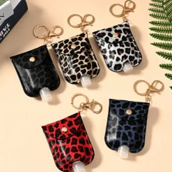 Taschenanhänger für Desinfektionsmittel | Leopard
