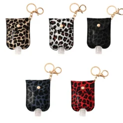 Taschenanhänger für Desinfektionsmittel | Leopard