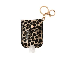 Taschenanhänger für Desinfektionsmittel | Leopard