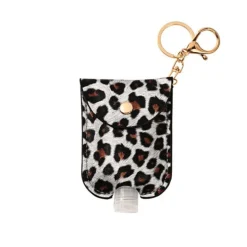 Taschenanhänger für Desinfektionsmittel | Leopard