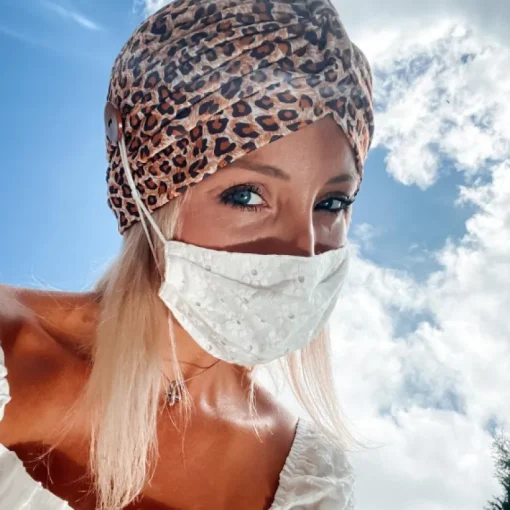 Turban Kopfbedeckung Leopard