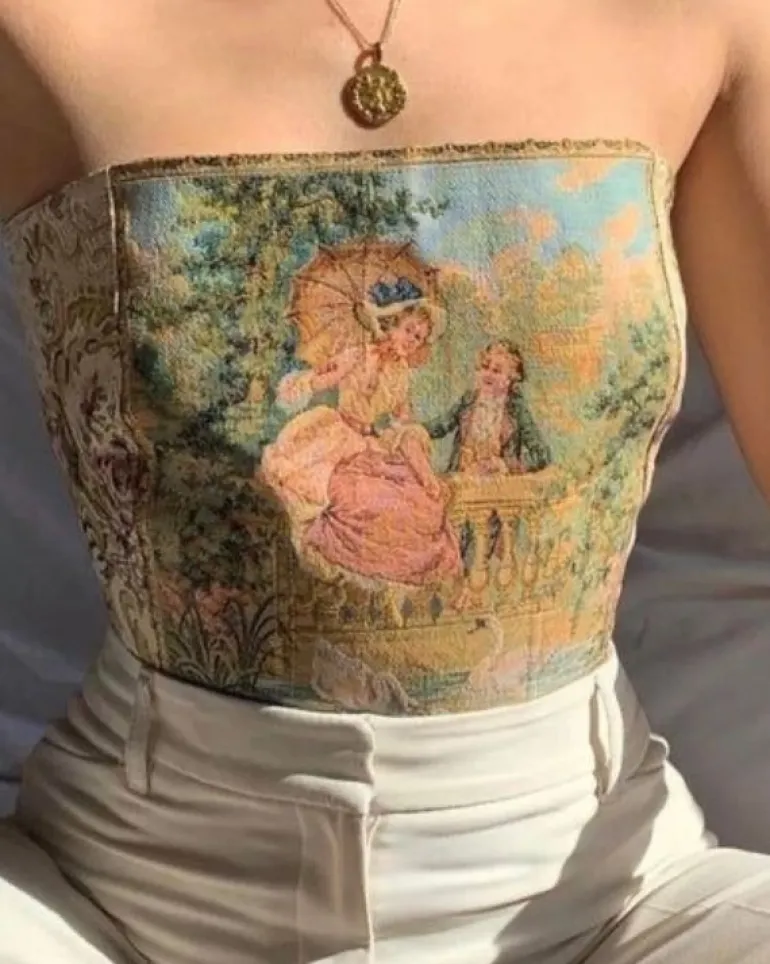 Vintage Crop Top La Historia