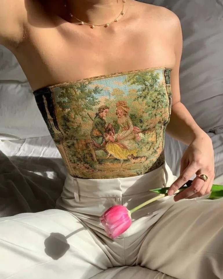 Vintage Crop Top La Historia