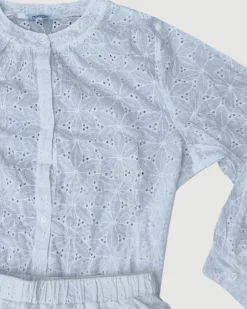 Weisses Set Shorts & Bluse Halina